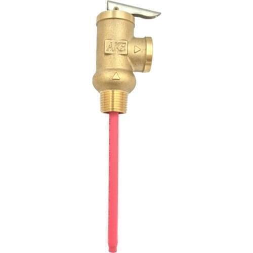 99℃ 210F WYA-15 0.5Mpa 73PSI AKE Safety Valve Temperature and Pressure Relief Valve Pressure Reducing Valve 5bar relief