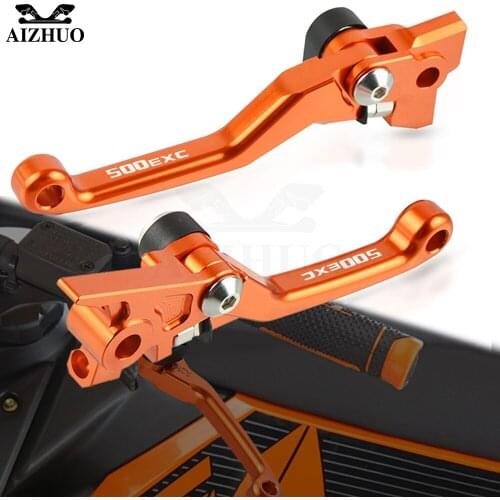 FOR 500EXC 2012 2013 CNC Aluminum Motorcycle Dirt Pit Bike Motocross Pivot Brake Clutch Levers 500EXC 2014-2016 2015