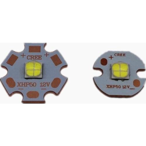 Cree XLamp XHP50 18W 6V/12V LED Bulb Emitter 2546lm 18W Cool White LED J2 1A Chip Light with16MM 20MM Cooper PCB