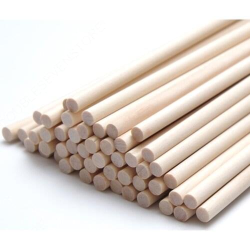 40cm Wooden Round Popsicle Stick Kids Hand Crafts Art Ice Cream Lolly Cake DIY Making Funny Hot Tools