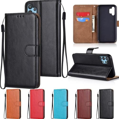 Leather Case for Samsung Galaxy A71 A51 A12 A21 A32 A52 A72 A42 A11 A21 A31 A41 A01 A02 S20 S10 S9 S8 Plus FE Funda Wallet Cover