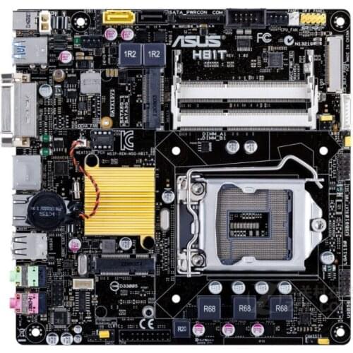 For Asus H81T Desktop Motherboard H81 LGA 1150 For Core i7 i5 i3 DDR3 SATA3 USB3.0 HDMI Mini-ITX Original Used Mainboard