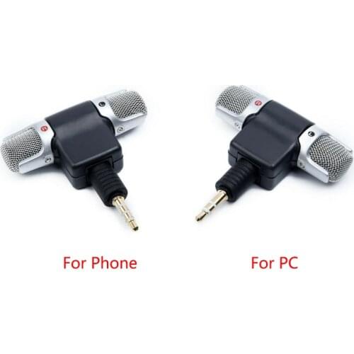 Mini 3.5mm Microphone Stereo Mic For Laptop Microphone For computer For phone Mini Mic MIC-DS70P