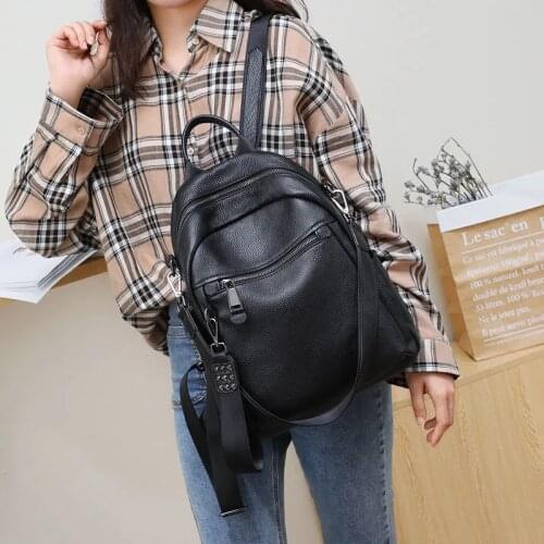 Double skin large capacity womens bag fashion Backpack