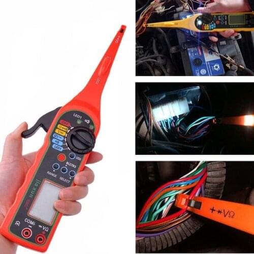 Power Electrical Multi-function Auto Circuit Tester Multimeter Lamp Car Repair Automotive Electrical Multimeter