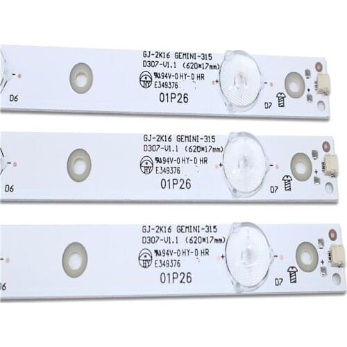 New Kit 30PCS 7LED(3V) 620mm LED backlight strip for KDL-32R330D 32PHS5301 32PFS5501 LB32080 V0 E465853 E349376 TPT315B5