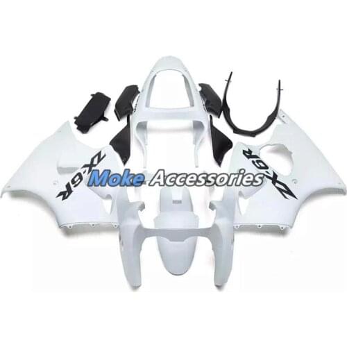 Motorcycle Fairings Kit Fit For Kawasaki zx-6r 2000 2001 2002 636 Ninja New Bodywork Set High Quality ABS Injection White