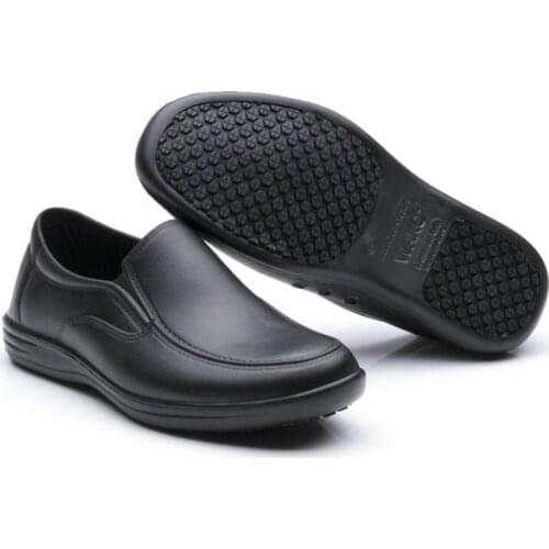 Chef shoes non-slip kitchen shoes labor protection shoes oil and waterproof work shoes hotel work shoes men size 36-44