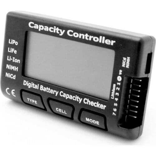 1/2/5/10pcs Digital Battery Capacity Checker RC CellMeter 7 For LiPo LiFe Li-ion NiMH Nicd Wholesale