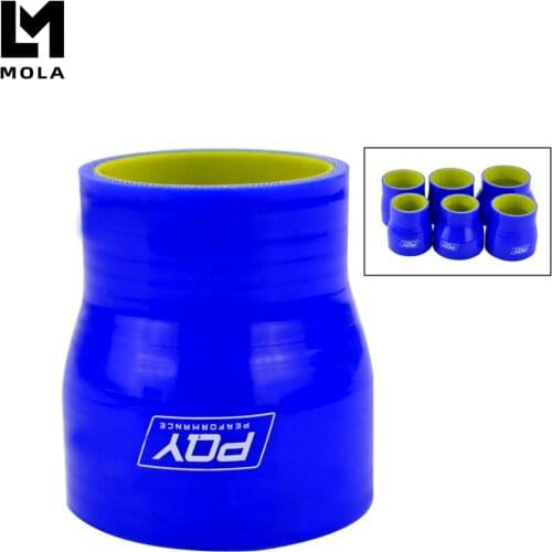 Blue&yellow 2\"-2.5\" 51mm-64mm Silicone Hose Straight Reducer Joiner Coupling SH02025