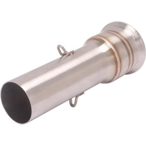 Motorcycle Stainless Steel Mid Link Pipe Slip On Connector Tube Section Modified For 1050 1090 1190 ADV / 1290 Super ADV R S T