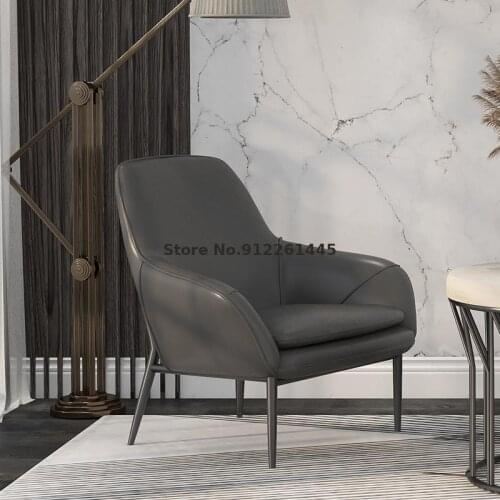 Nordic Modern Minimalist Living Room Balcony Lounge Chair Single Sofa Chair Bedroom Lazy Small Sofa Chair