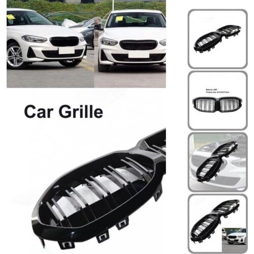 Convenient Bumper Grille Professional Fine Workmanship ABS for New 1 Series Hatchback F40 118i 128ti M135i 2019-2021