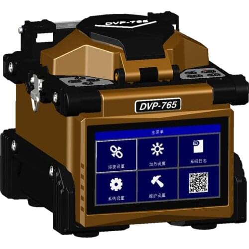 High Precision DVP-765Fiber Optic Fusion Splicer Machine, SM&MM FTTH DVP-765 fiber Fusion splicer English menue