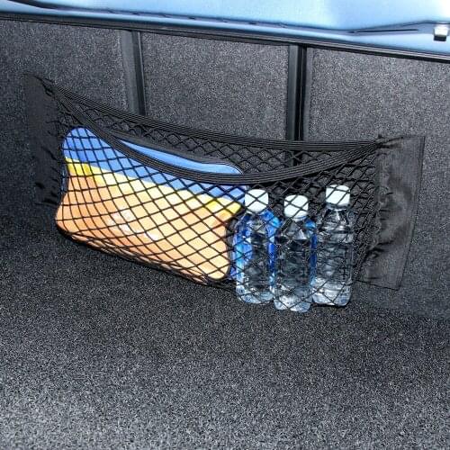 Car Trunk Box Storage Bag Mesh Net Bag for Honda Civic 2018 Mercedes Benz W204 Peugeot 407 208 2008 301 Lada vesta Opel Astra