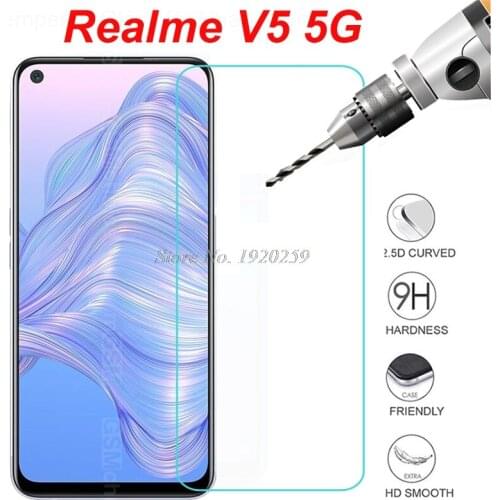 Tempered Glass For OPPO Realme V5 5G Screen Protector Explosion-Proof Realme V5 RMX2111 Screen Protective Film Anti-scratch