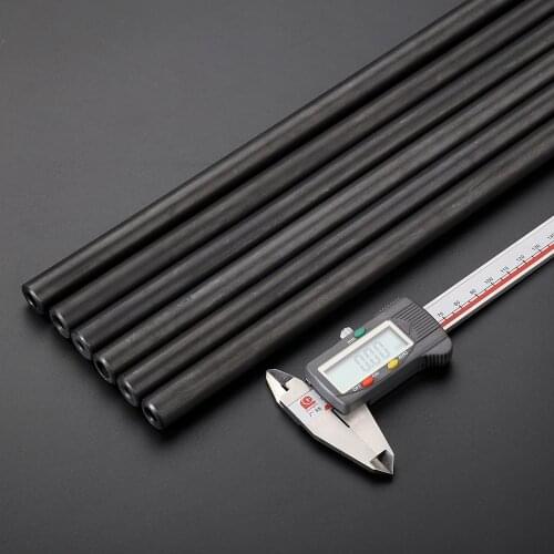 14mm O/D Hydraulic Tube Seamless Steel Pipe Explosion-proof Tool Part Hydraulic Alloy Precision Pipe for Home DIY Print Black