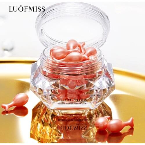 25PCS/Bottle Fullerene Placenta Face Essence Capsule Facial Serum Moisturizing Hydrating Anti-wrinkle Whitening repair Skin Care