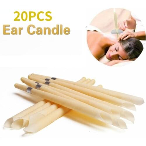 50Pcs Ear Candle Ear Cleaner Ear Treatment Ear Wax Removal Cleaner Ear Coning Treatment Indiana Therapy Fragrance Candling