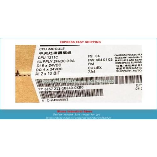 6ES7211-1BE40-0XB0 6ES7 211-1BE40-0XB0 S7-1200 CPU 1211C New PLC