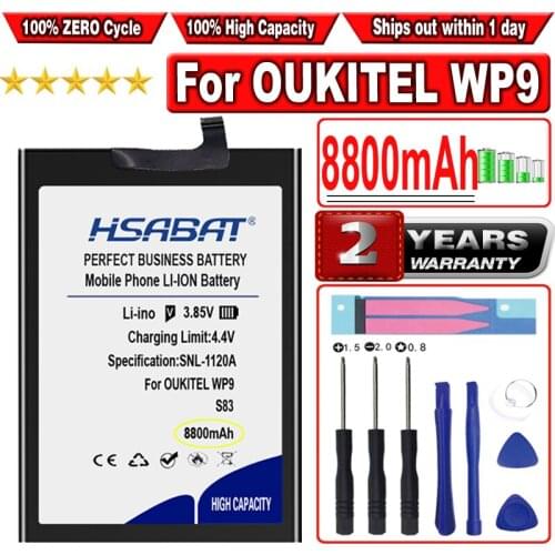 HSABAT 8800mAh S83 Battery for OUKITEL WP9