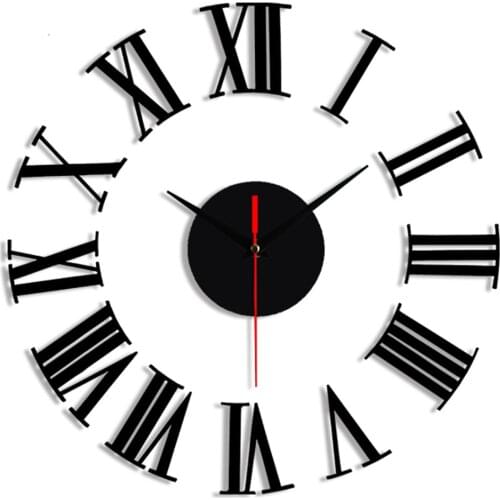 Special offer acrylic mirror wall clock diy stickers still life clocks living room clocks home decoration modern quartz watch