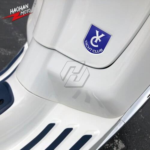 For Piaggio MP3 Vespa LX GTS GTV Sprint 50 150 300 300ie Decals Yacht Club Sticker 3D Scooter Sticker