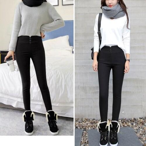 Weweya Free Shipping Women Leggings Inside Thicken Fur Warm Leggings Womens Winter Feece Legging Pants Female Velvet Leggins