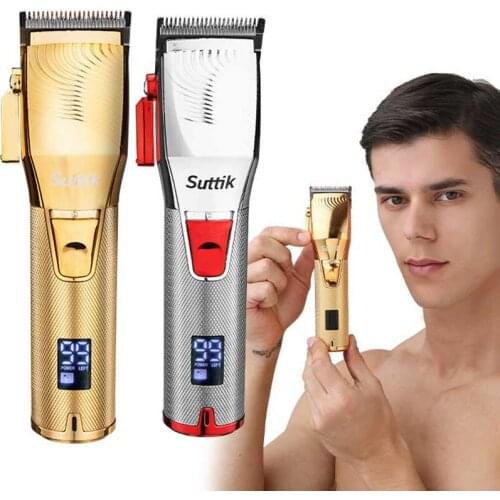 Hair Clipper Professional Trimmer for men Rechargeable Hair Trimmer metal barber timmer cordless hair cutter Mens shaver