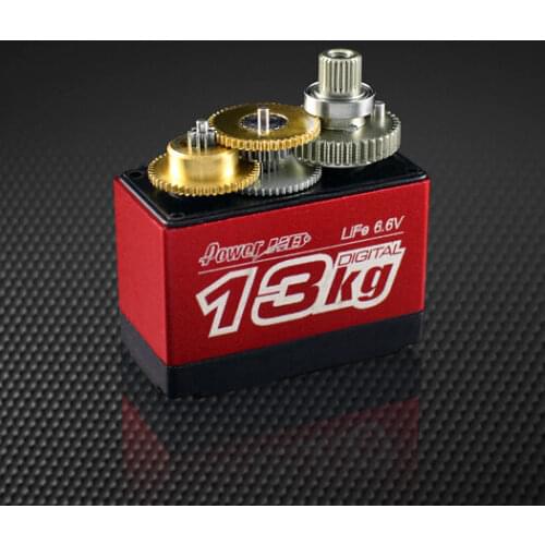 Power HD LF-13MG Standard Digital High Speed Torque 13KG Car Servo Metal Gear For 1:10 1:8 RC Steering Cars