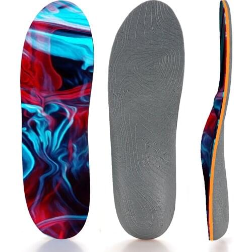 Creative Design And Colorful Anti-skid Shock Absorption, Breathable Orthopedic Arch Support Insole