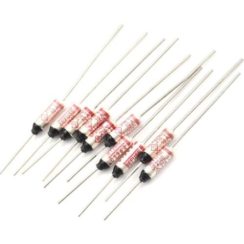 5/10Pcs SF214E SEFUSE Cutoffs for Thermal Fuse 216 C 216 Degree 10A 250V Celsius Circuit Cut Off Thermal Fuse Thermal Cutoffs