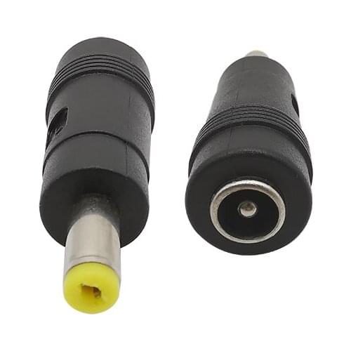 DC 5.5x2.1mm Female to DC 4.8x1.7mm Male DC Connector DC Power Plug Jack Adapter Conversion Head for Electrical Socket Notebook
