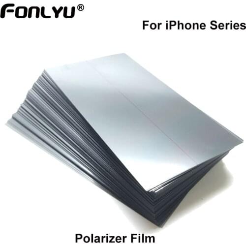 50pcs Original LCD Polarizer Film for iphone XR 6 6s 7 8 Plus XS Max 11 Pro Display Screen Polar Filter Sheet Replacement Part