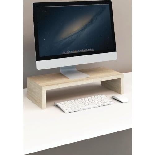 Monitor Stand Riser Wood Computer Universal Desktop Holder Bracket Organizer For PC Laptop MacBook Home Office Convenient