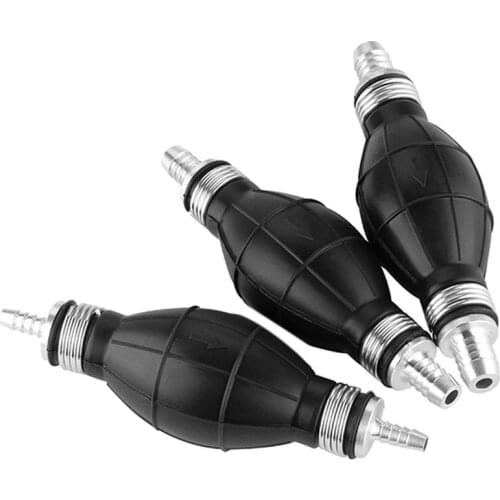 6mm LineBoat Marine Outboard, Primer Fuel Pump Rubber & Aluminum Fuel Pump Hand Primer Bulb Gas Petrol Fuel Hand Pump For Car
