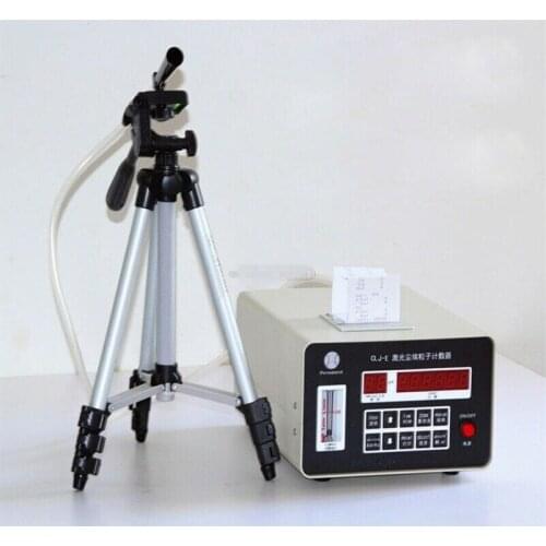 Portable Laser Dust Particle Counter With Printing Function LED Display 220V