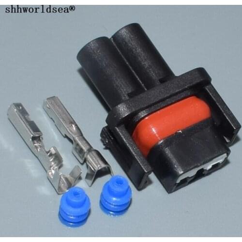 Shhworldsea 2pin 1.5mm auto electric housing plug plastic waterproof wiring cable connector 7223-6527-30