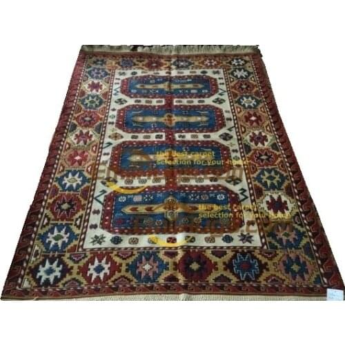 SOUMAK Sue mike pure New Zealand wool hand-woven exotic ethnic wind woven carpet 012 122CMx183CM 4'x6' gc172souyg28
