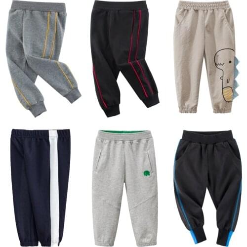 Big Boys Pants Spring Teenage Boy Sports Dinosaur Pants 2021 Autumn Toddler Casual Kids Trousers For Boys Sweat Clothes 6 8 10 Y