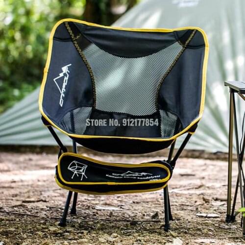 Outdoor Moon Chair, Folding Chair, Fishing Stool, Beach Chair, Backrest, Light Camping, Super Light Carrying Harness