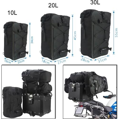Universal Multi-Function Waterproof Tail Bag Backpack For BMW F900 XR/R R1250GS R1200GS AdvG310GS For Honda CRF1000L Africa Twin