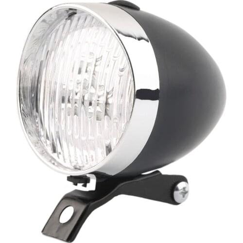 3 LED Vintage Ultra Bright Flashlight Light Lamp Bicycle Headlight Bike Front Light Safe Night Cycling Bike Accessory