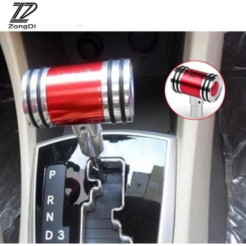 ZD Car Styling Comfortable Grip Gear Shift Knob T 5/6 speed Cover For Volvo S60 V70 XC90 Subaru Forester Peugeot 307 206 308 407