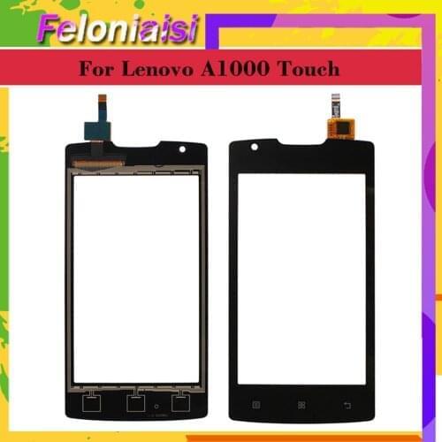 10pcs/lot 4.0'' Cell Phone For Lenovo A1000 Touch Panel Touch Screen Digitizer Front Glass Sensor For Lenovo A 1000 Touchscreen