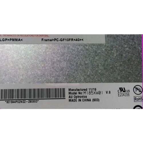 18 Inch AUO Display panel M185XW01 V8 M185XW01 V.8 M185XW01 VB M185XW01 V.B