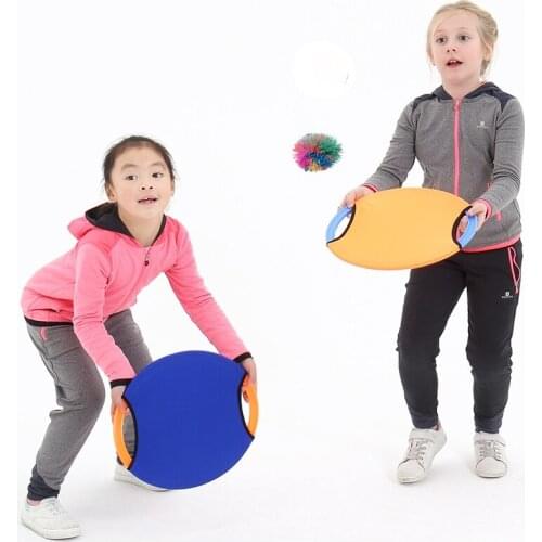 2 Beats+1 Ball Elastic Ring Hand Throw Catch Ball Toss Games For Adult Kids Children Fun Play Outdoor Toys Sport Kids Funny Toys