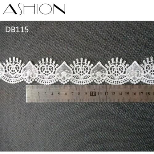 4 yards 40MM white Embroidered Lace Fabric DIY skirt hem Dance costumes Garment Accessories lace trim Sewing Craft LP-DB115