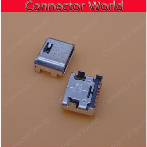 50pcs/lot mini Micro USB jack connector Charging Socket Port 7 pin 7pin for Samsung Galaxy Tab A 10.1" SM-P580 SM-P585 P580 P585