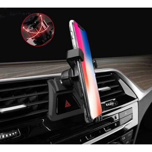 Car Air Vent Gravity Phone Holder Mount Cradle Stand For BMW F30 F32 F34 F10 G30 G32 Car Mobile Phone Holder Bracket